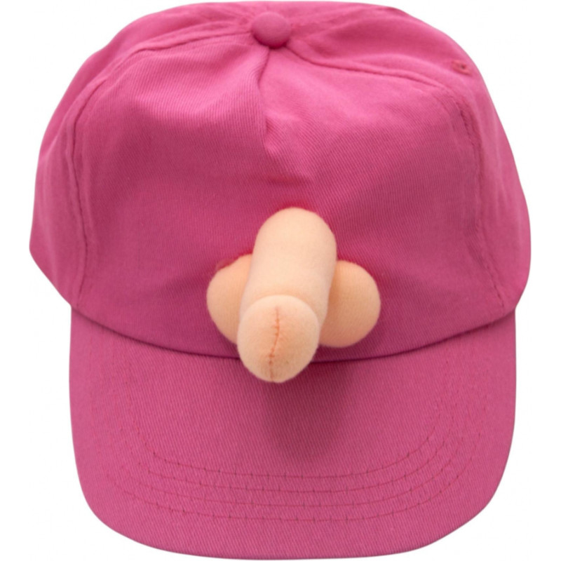 Kinky Pleasure - DS002 - Cap With Penis - Pink - One Size