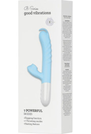B - Series Fox Silicone Vibrator 7 Powerful Modes - 
Flapping and 7 Thrusting
Heating