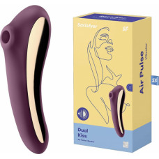 Satisfyer Stymulator-Dual Kiss (Wine Red)