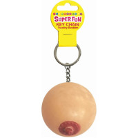 Little Genie Productions Super Fun Key Chain, One Squishy Boob