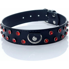 Fetish B - Series - Collar 3 cm. red crystal