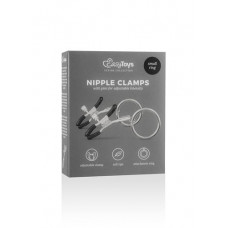 Easytoys Stymulator-Metal Nipple Clamps With Ring
