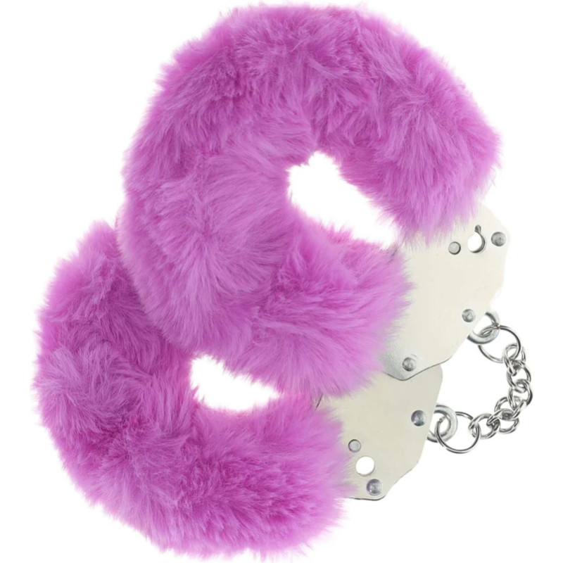 Ouch! Heavy-duty Fluffy Handcuffs - Purple