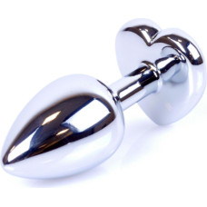 B - Series Heavyfun Plug-Jewellery Silver  Heart PLUG- Pink