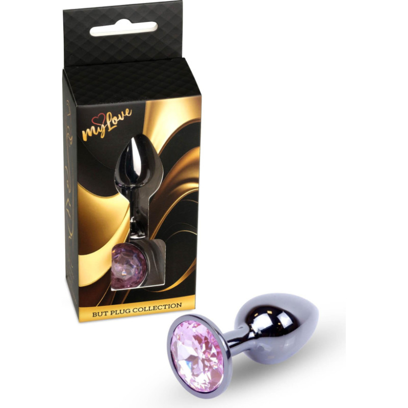 Mylove Toys - Jewellery Dark Silver PLUG- Rose