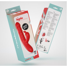 Crushious Lapin – Vibrador Conejito con Movimiento de Empuje – Rojo
