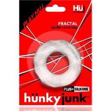 Hunkyjunk Fractal - Taktilais dzimumlocekļa gredzens - Caurspīdīgs ledus