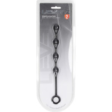 Levelz By Shots Waterdrop Silicone Anal Balls - S - 20mm - Black