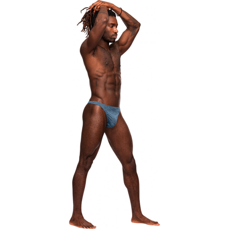 Male Power Bong V tipa stringi - L/XL - Zili