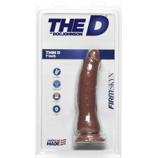 Doc Johnson Plonas D - realistiškas FIRMSKYN dildo - 7 / 18 cm