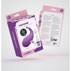 Crushious Cocoon - Huevo Vibrador Recargable con Control Remoto - Púrpura
