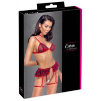 Cottelli Costumes Krūštura komplekts rūtains S