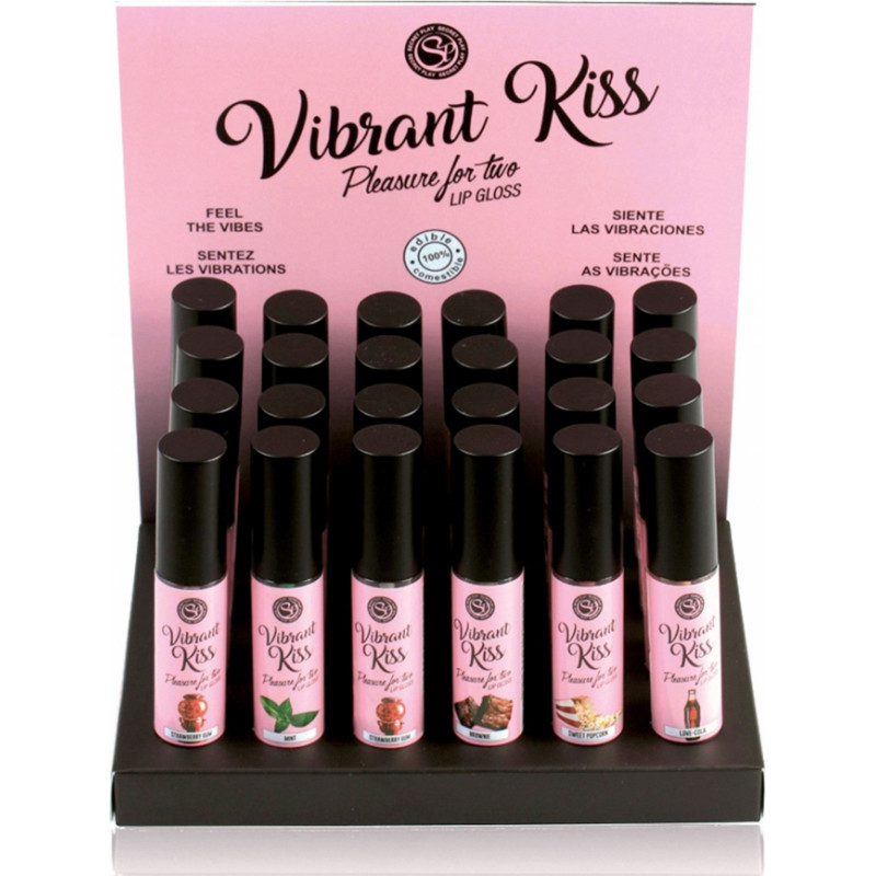 Vibrant Lip Gloss Display 24PC