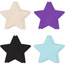 Ns Novelties Pasties Star I Assorted 4 Pair