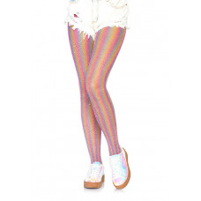 Leg Avenue Lurex Rainbow Fishnet Pantyhose