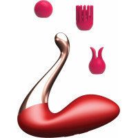 B - Series Magic Stymulator - Swan massager, interchangeable heads - USB 9 Functions / APP Mobile