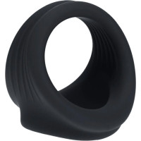 Levelz Silicone Cock and Ball Harness - Black