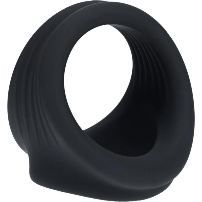 Levelz Silicone Cock and Ball Harness - Black