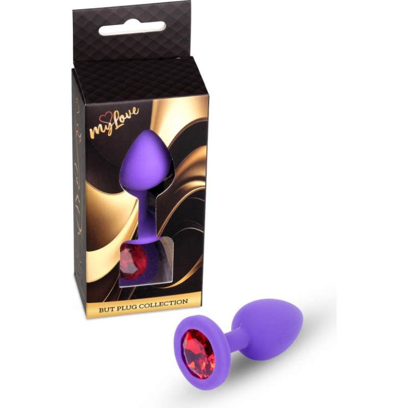 Mylove Toys - Jewellery Purple Silicone PLUG Medium