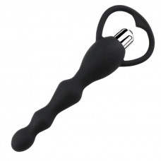 Passion Labs MUSTA VIBRAATORKUULIGA ANAAALKUULID 17 CM
