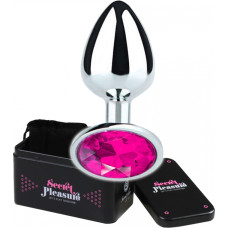 Secret Play FUCHSIA JEWELLED METAL BUTT PLUG