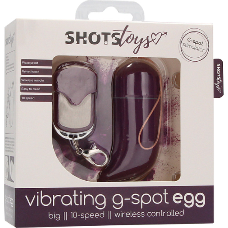 Shots Toys By Shots Bezvadu vibrējošā G-punkta ola