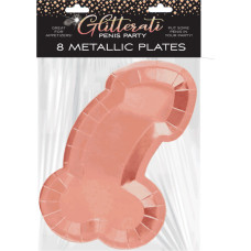 Little Genie Productions Glitterati - dzimumloceklis - 8 plāksnes - rožu zelts