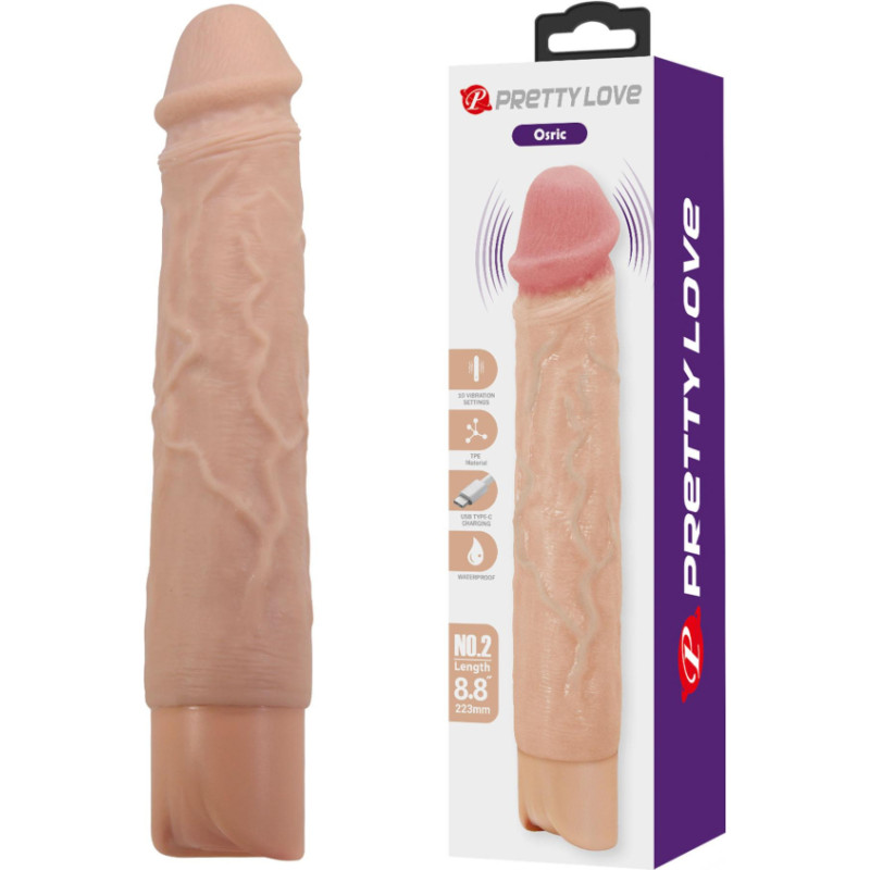 Pretty Love Osric Realistic Vibrating Dildo