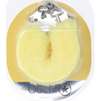 Ouch! Heavy-duty Fluffy Handcuffs - Yellow