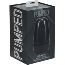 Pumped Pulsar - Negative Pressure Suction and Vibration Masturbator Pump - Gun Metal