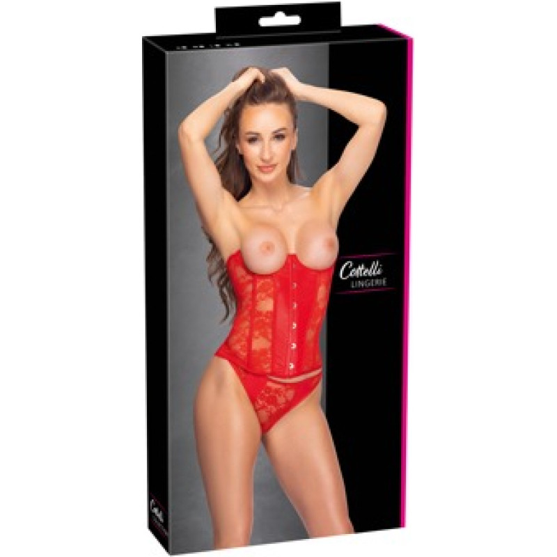 Cottelli Lingerie Atvērtā izmēra korsete S