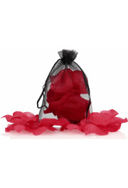Le Désir Rose Petals in Organza Bag - Wine Red