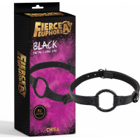 Fierce Euphoria Black Metal O-ring Gag