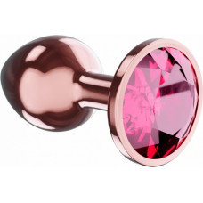 Lola Games Plug-Butt Plug Diamond Ruby Shine L Rose Gold