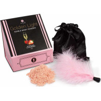 Secret Play SPARKLING STRAWBERRY EDIBLE POWDER & FEATHER TICKLER KIT Cod.