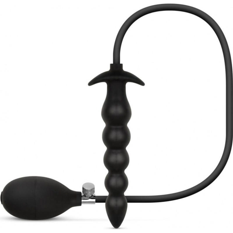 Easytoys Anal Collection - Inflatable Anal Plug with Pump 20 cm - Black