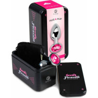Secret Play FUCHSIA JEWELLED METAL BUTT PLUG