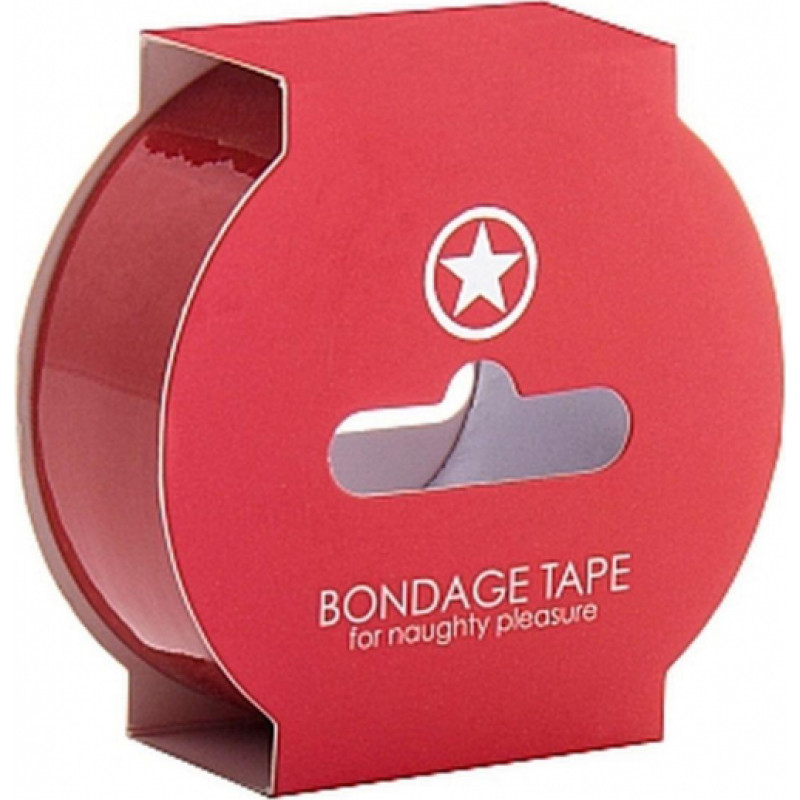 Ouch! Non Sticky Bondage Tape - 17,5 Meter - Red