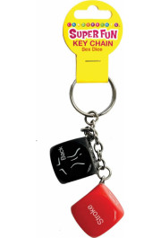 Little Genie Productions Super Fun Key Chain, Sex Dice