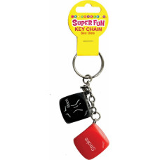 Little Genie Productions Super Fun Key Chain, Sex Dice