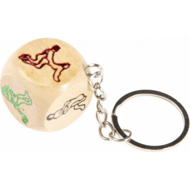 Kinky Pleasure Zabawka-Key Chain Sex Dice Display 1pc