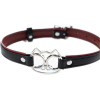 Fantasy Adjustable collar with cat face.