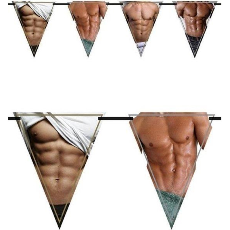 Kinky Pleasure Birthday Garlands Man - Flagbanner