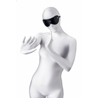 Anonymo By Toyfa Anonymo mask, PU leather, black, 24 cm