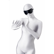 Anonymo By Toyfa Anonymo mask, PU leather, black, 24 cm