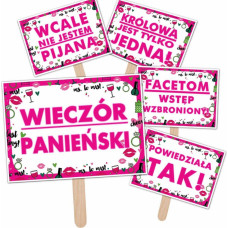 Propaganda Tabliczki do fotobudki z napisami