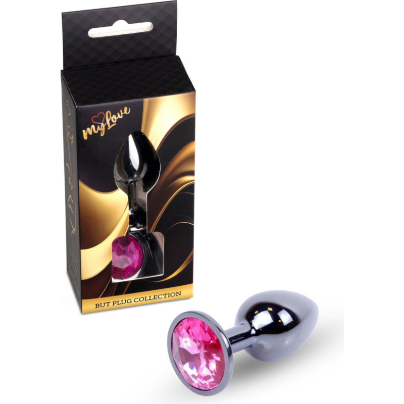 Mylove Toys - Jewellery Dark Silver PLUG- Pink