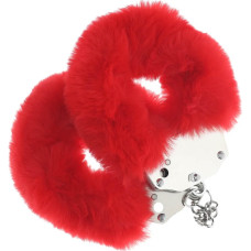 Ouch! Heavy-duty Fluffy Handcuffs - Red