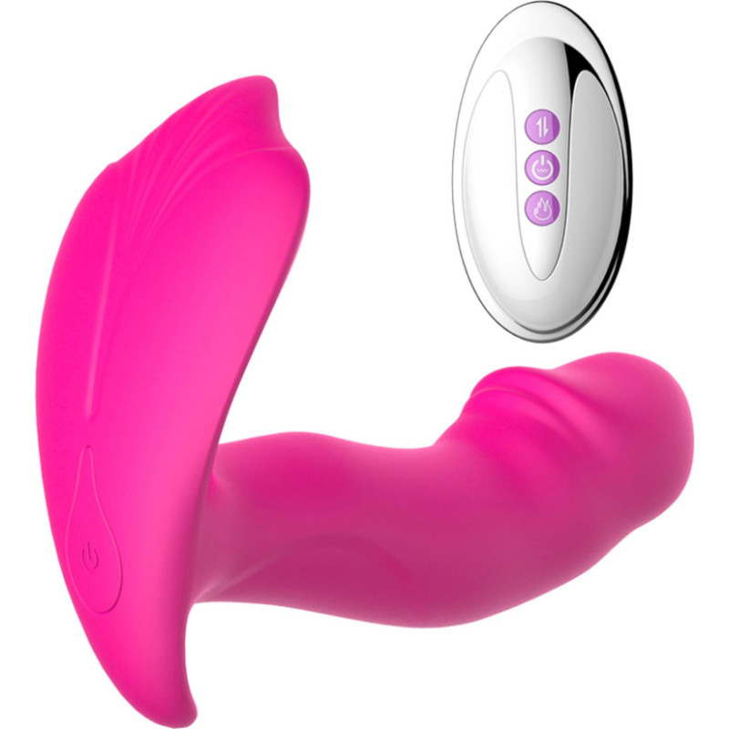 B - Series Fox Stymulator-Silicone Panty Vibrator and Pulsator USB 10 Function / Heating