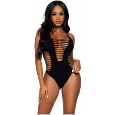 Leg Avenue Shredded Racer Back Thong Bodysuit
